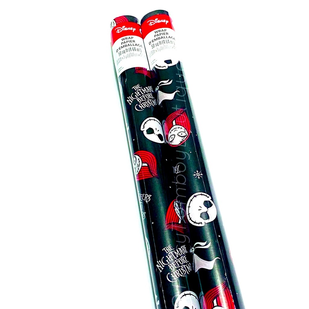 JACK SKELLINGTON THE NIGHTMARE BEFORE CHRISTMAS WRAPPING PAPER